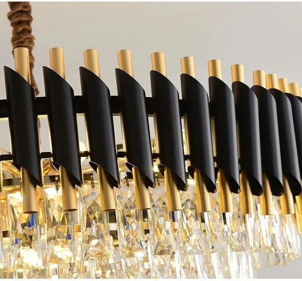 Hanglamp Cristal Pearl - Goud - Zwart