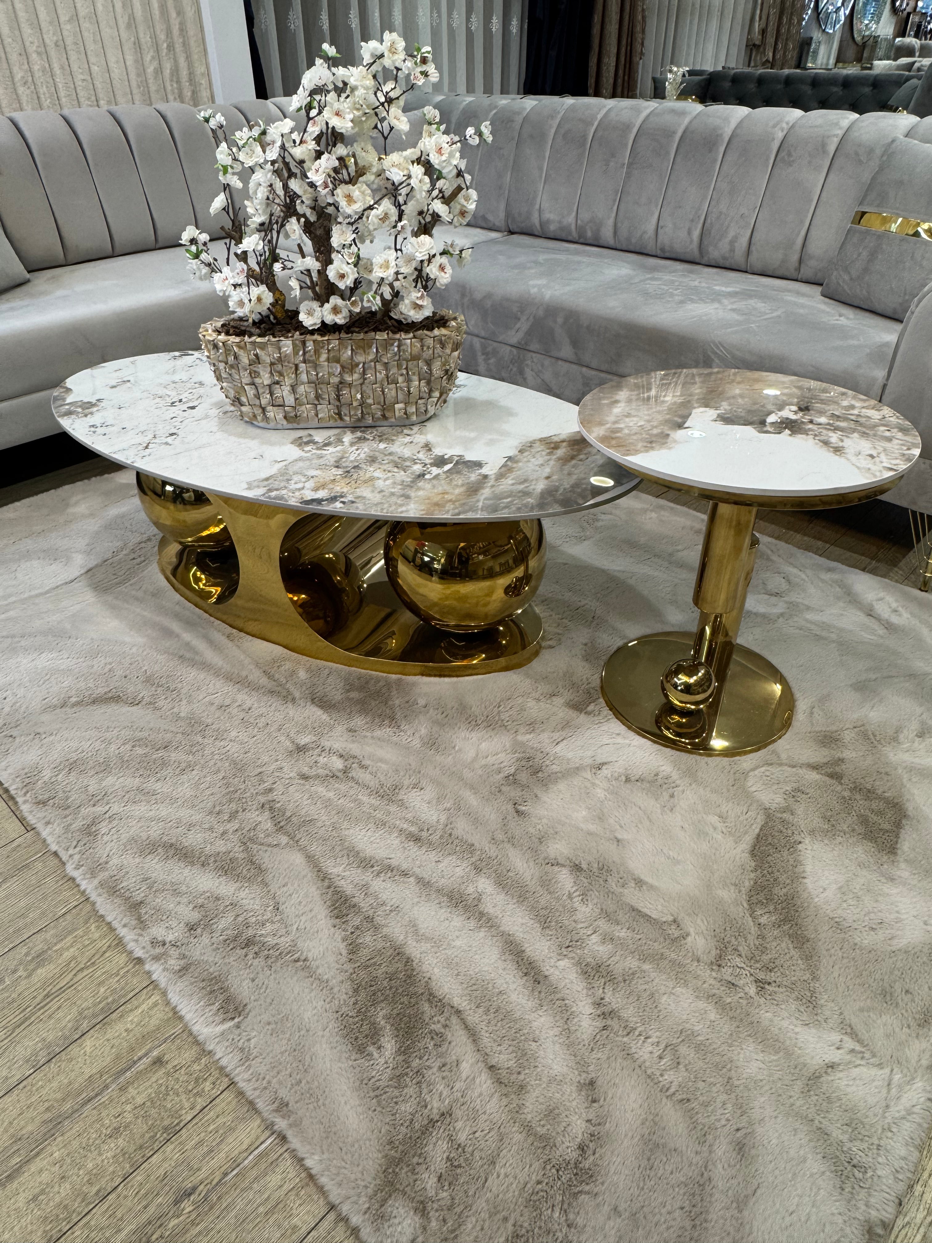 Hoekbank Mirai Bank 270x270cm Beige