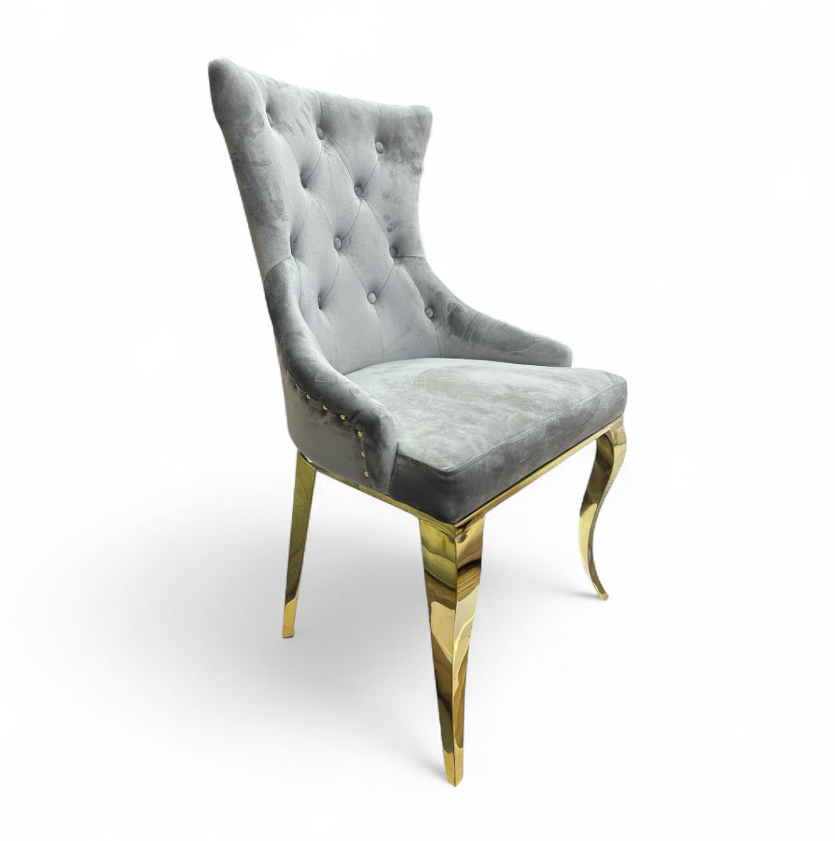 Eetkamerstoel licht grijs