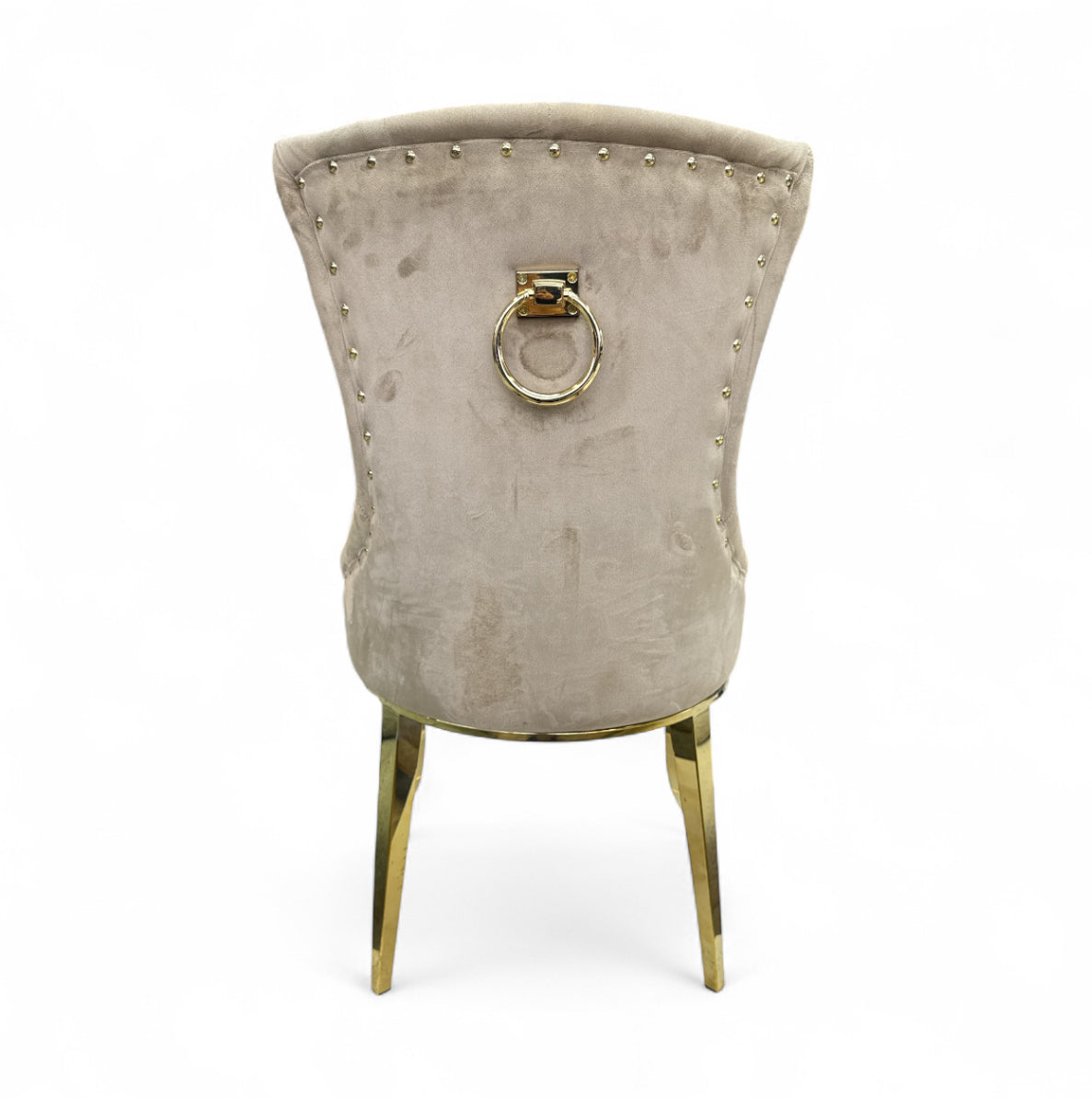 Eetkamerstoel Beige Goud