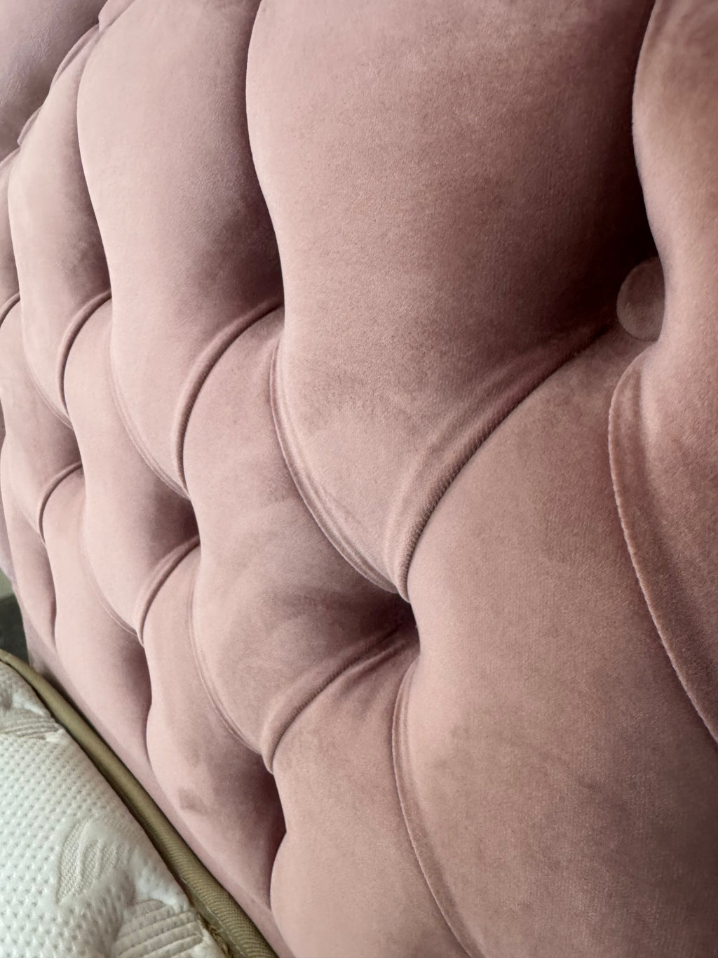 Boxspring De novo 1 persoons bed luxe Roze