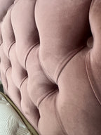 Boxspring De novo 1 persoons bed luxe Roze