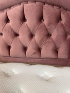 Boxspring De novo 1 persoons bed luxe Roze