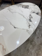 Walnoot Salontafel Marmer