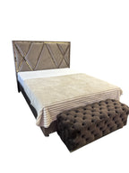 Boxspring 2 persoons De Novo Bed Licht bruin