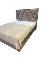 Boxspring 2 persoons De Novo Bed Licht bruin