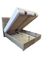 Boxspring 2 persoons De Novo Bed Licht bruin