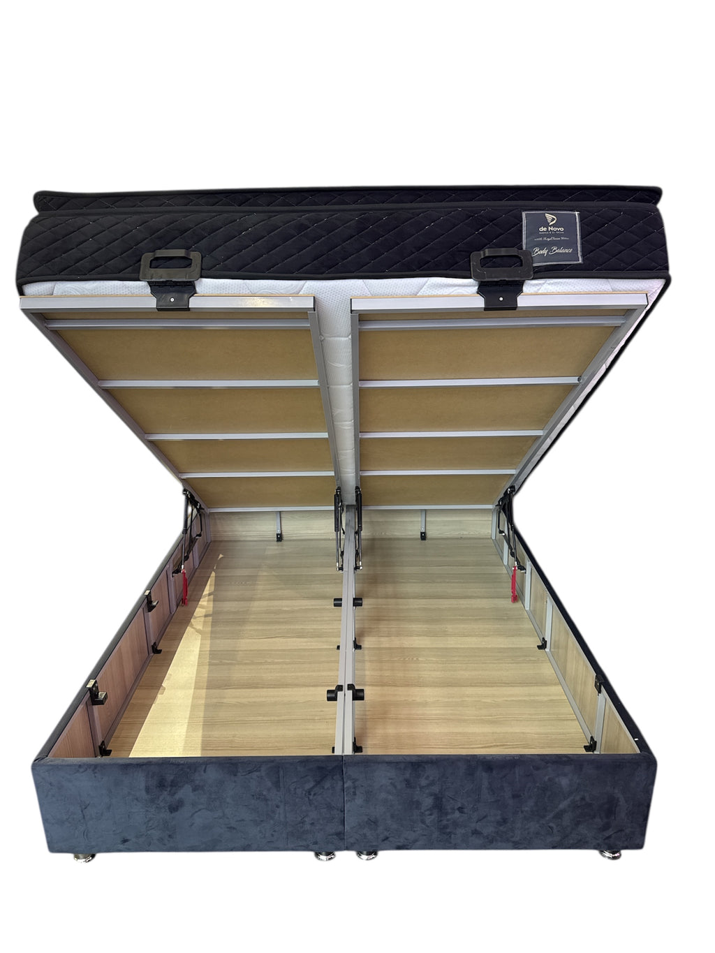 Boxspring 2 persoons De Novo Zwart Model Dubai