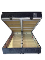 Boxspring 2 persoons De Novo Zwart Model Dubai