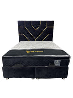 Boxspring 2 persoons De Novo Zwart Model Dubai