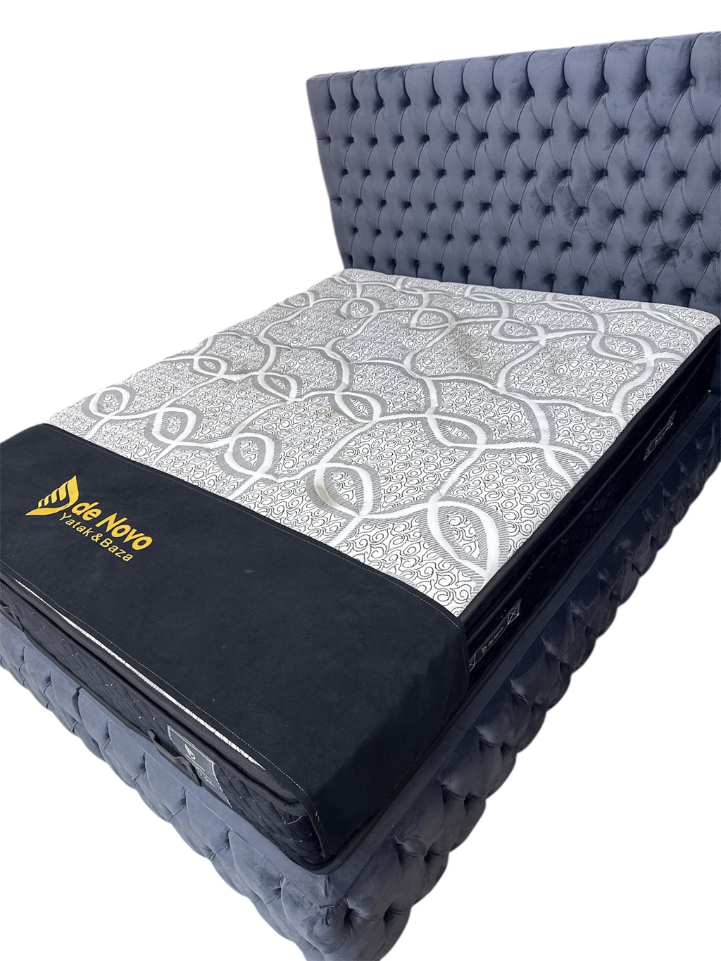 Boxspring De Novo 2 persoons bed Model Hermes Donker Grijs