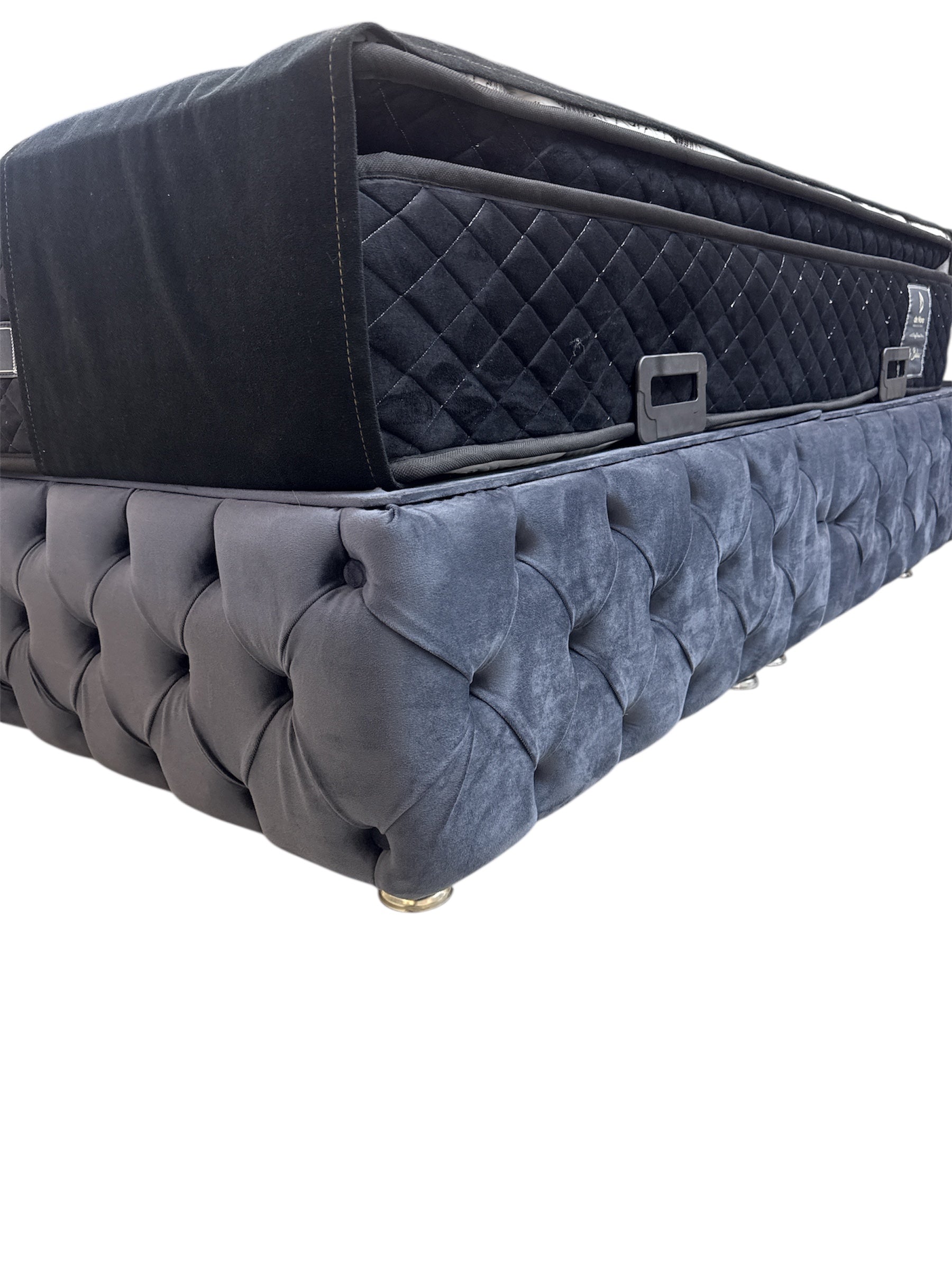 Boxspring De Novo 2 persoons bed Model Hermes Donker Grijs