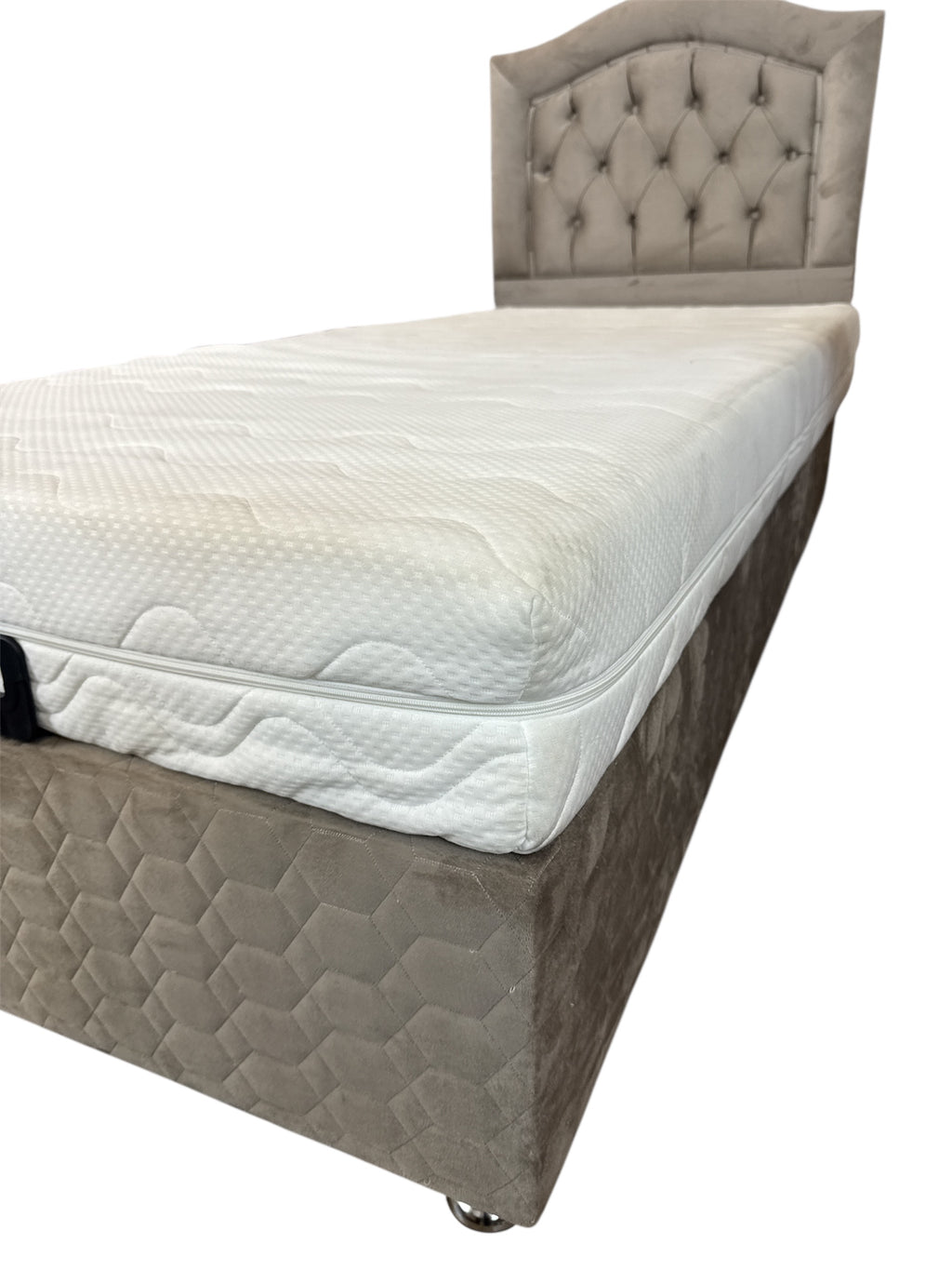 Boxspring De Novo 1 persoons bed beige