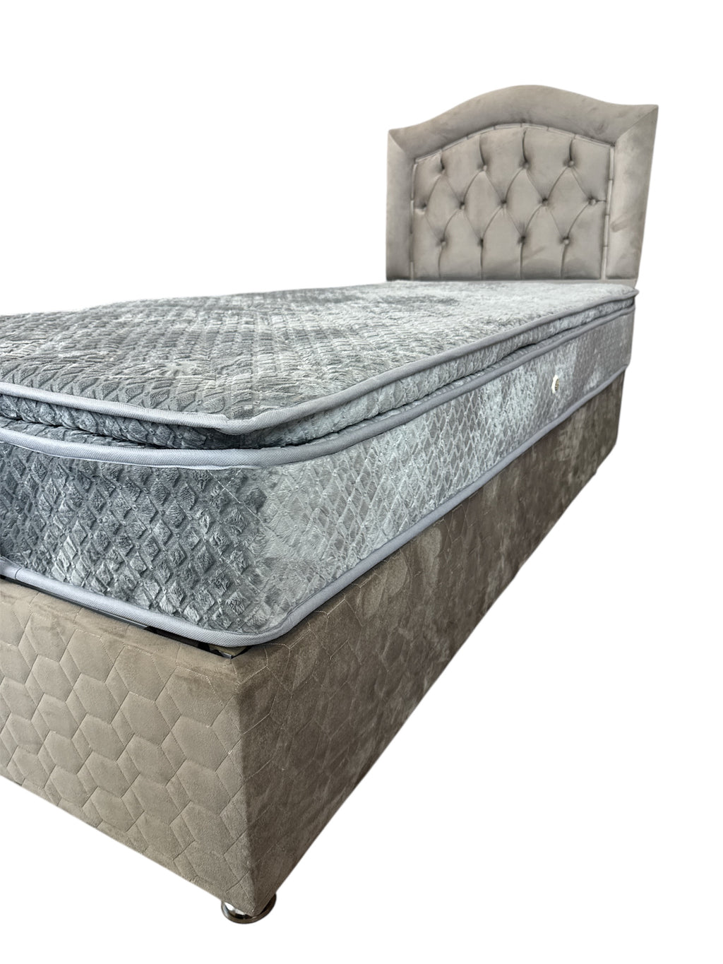 Boxspring De Novo 1 persoons bed beige