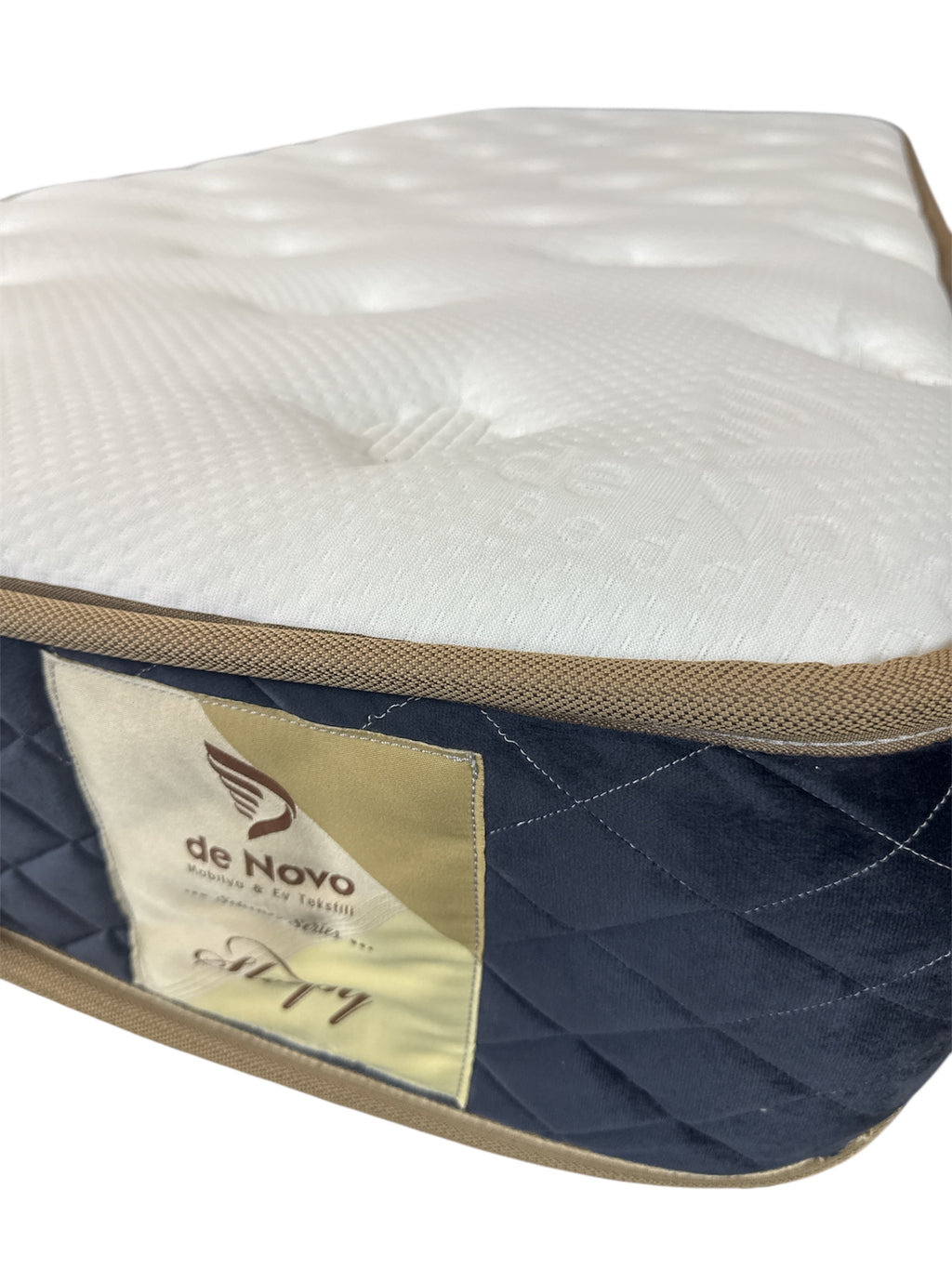 Boxspring De Novo 1 persoons Bed LIcht grijs