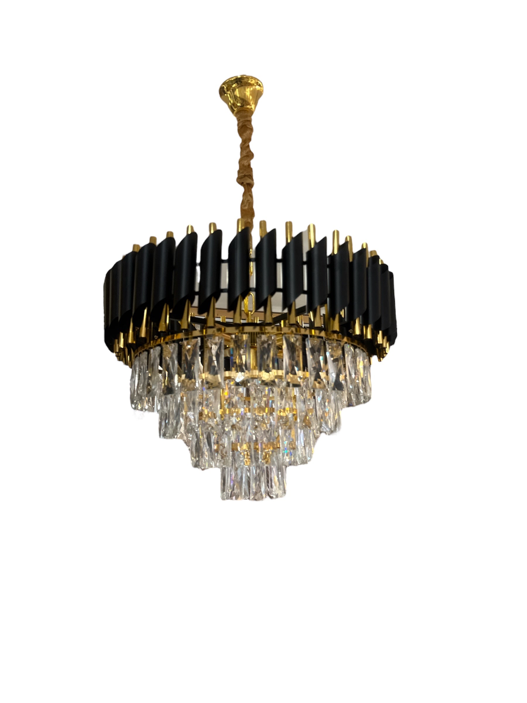 Hanglamp Cristal Pearl - Goud - Zwart