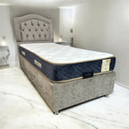 Boxspring De Novo 1 persoons bed beige