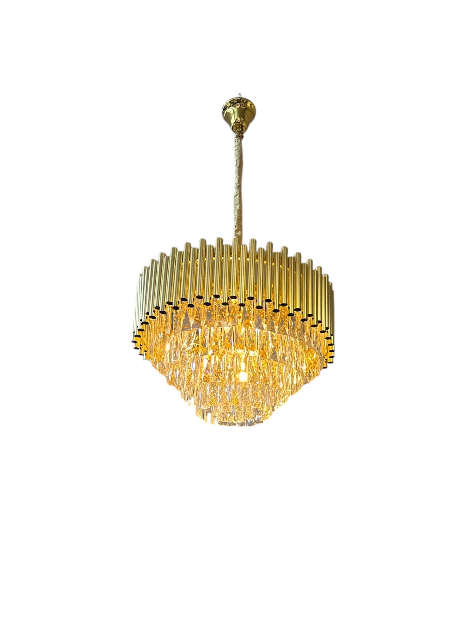 Hanglamp Cristal Pearl Goud