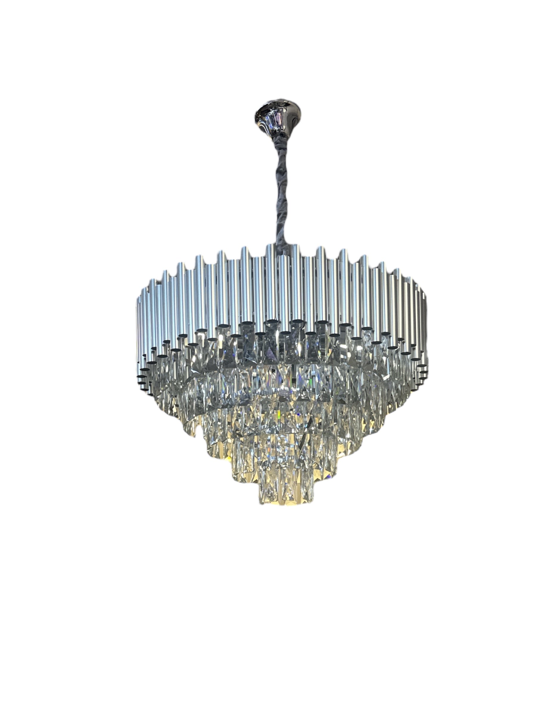 Hanglamp Cristal Pearl-Black-Gold