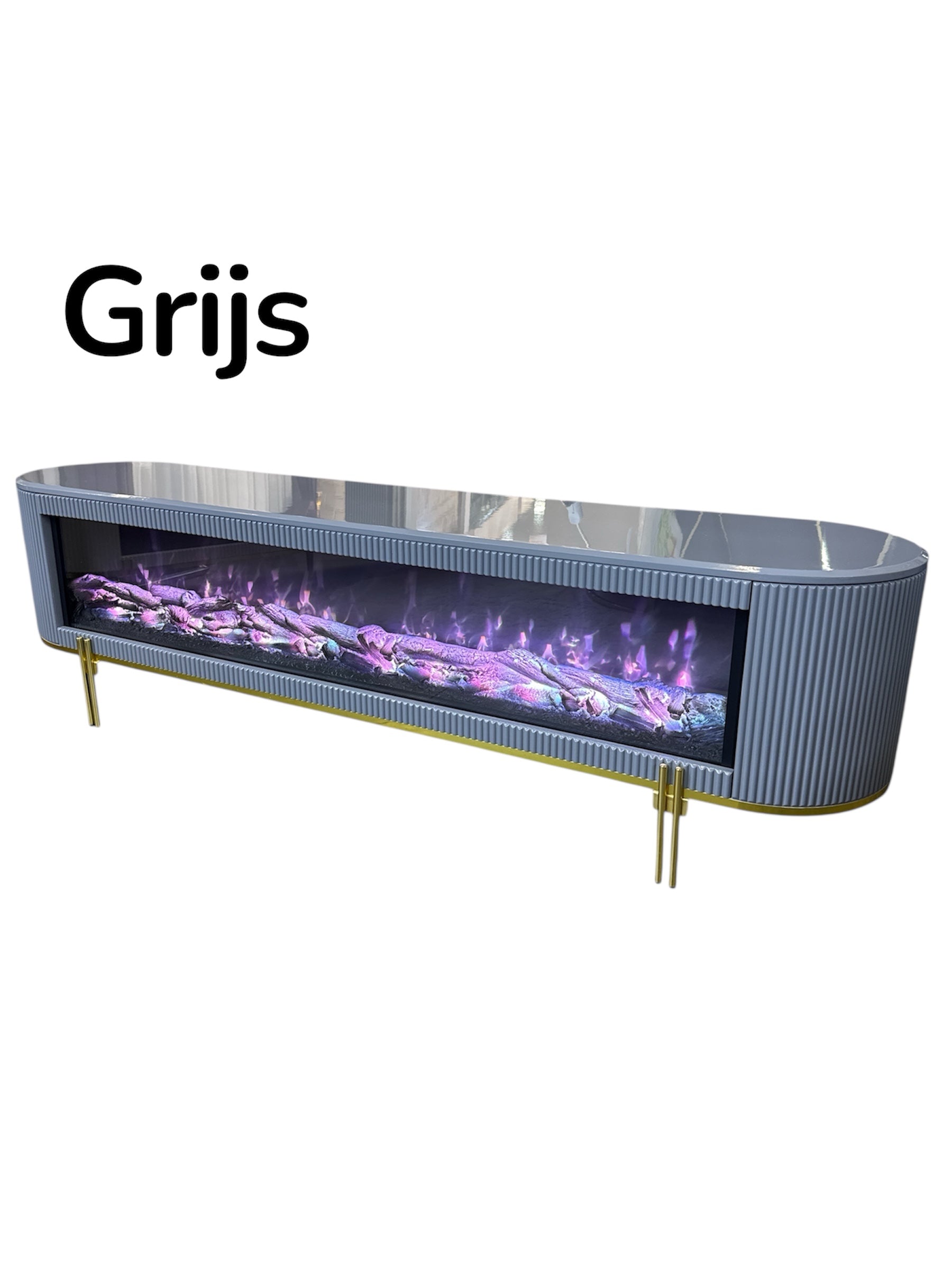 Tv-meubel AQUA MET SFEERHAARD verkrijg baar in meerder kleuren 180 cm