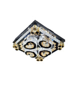 Plafondlamp met 4 hartjes Cristal