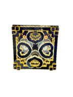 Plafondlamp met 4 hartjes Cristal