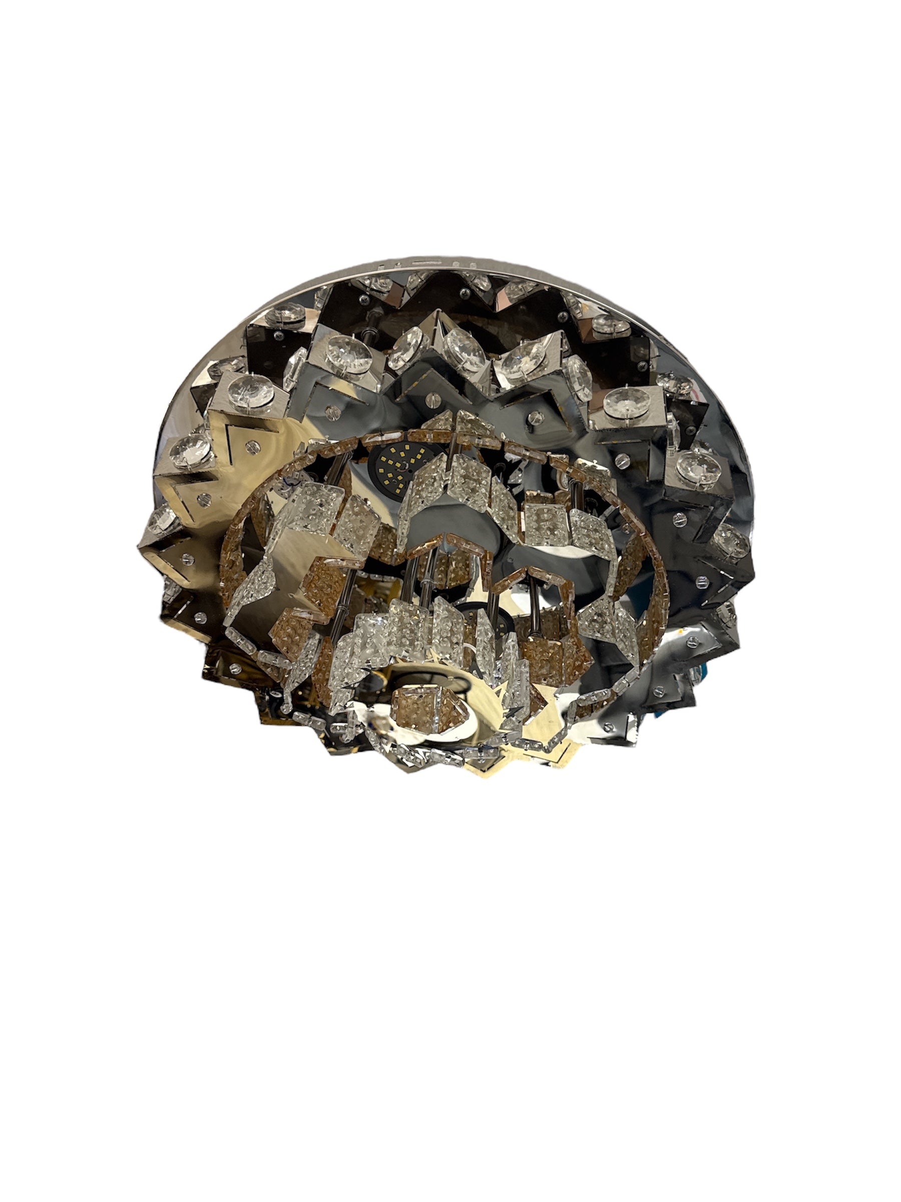 Plafondlamp Roos met Cristal