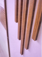 Kledingkast met schuifdeuren, Wit bruin/met Goudlijne/tweezijdig 180x214x59,5cm