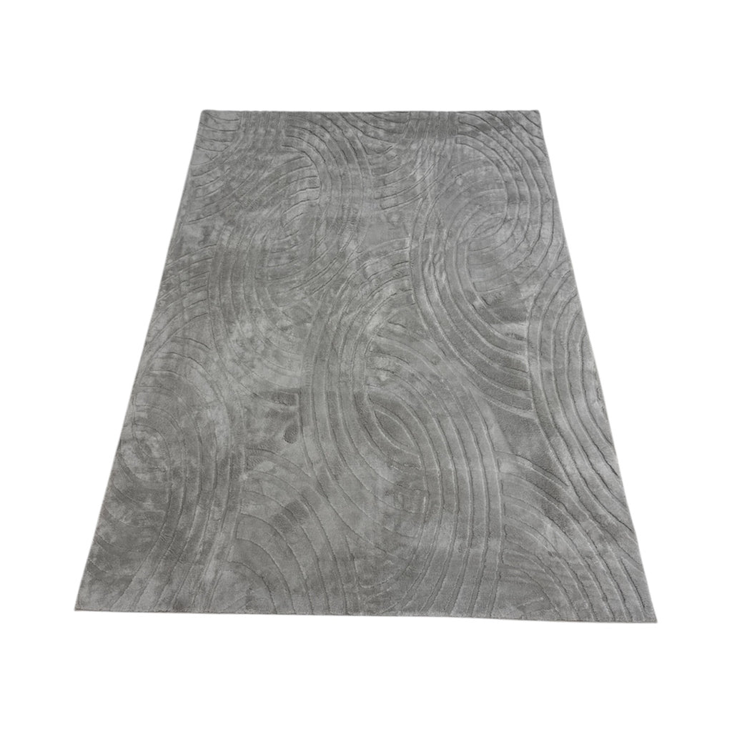 Fluffy Japandi Vloerkleed Grey Rainbow 160x230